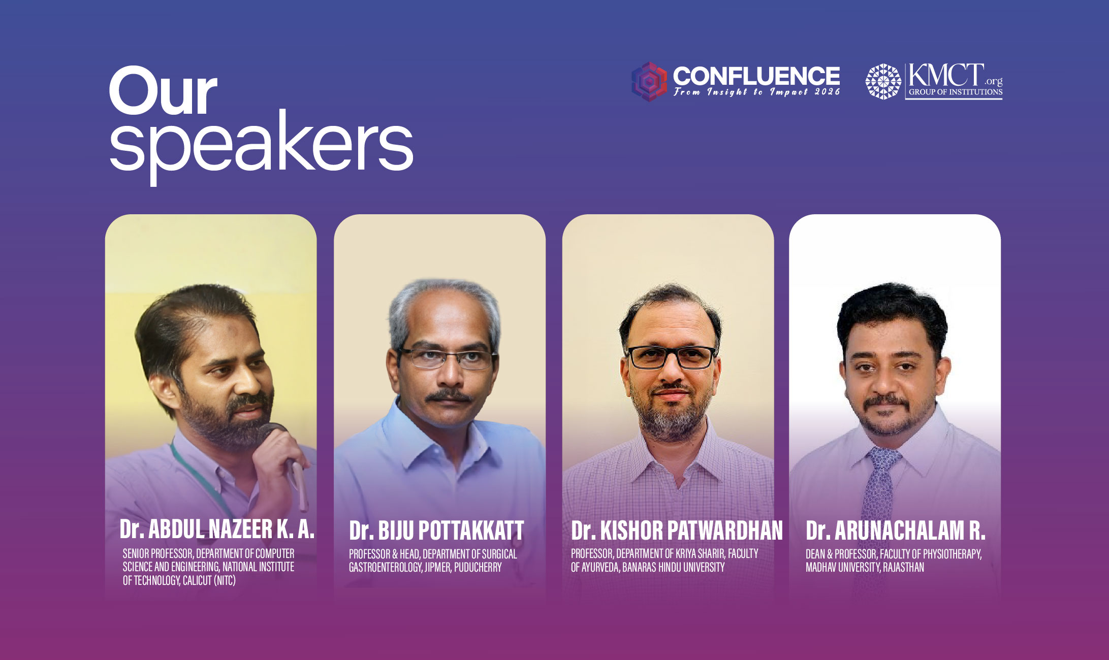 Speakers of Panel Discussion 2